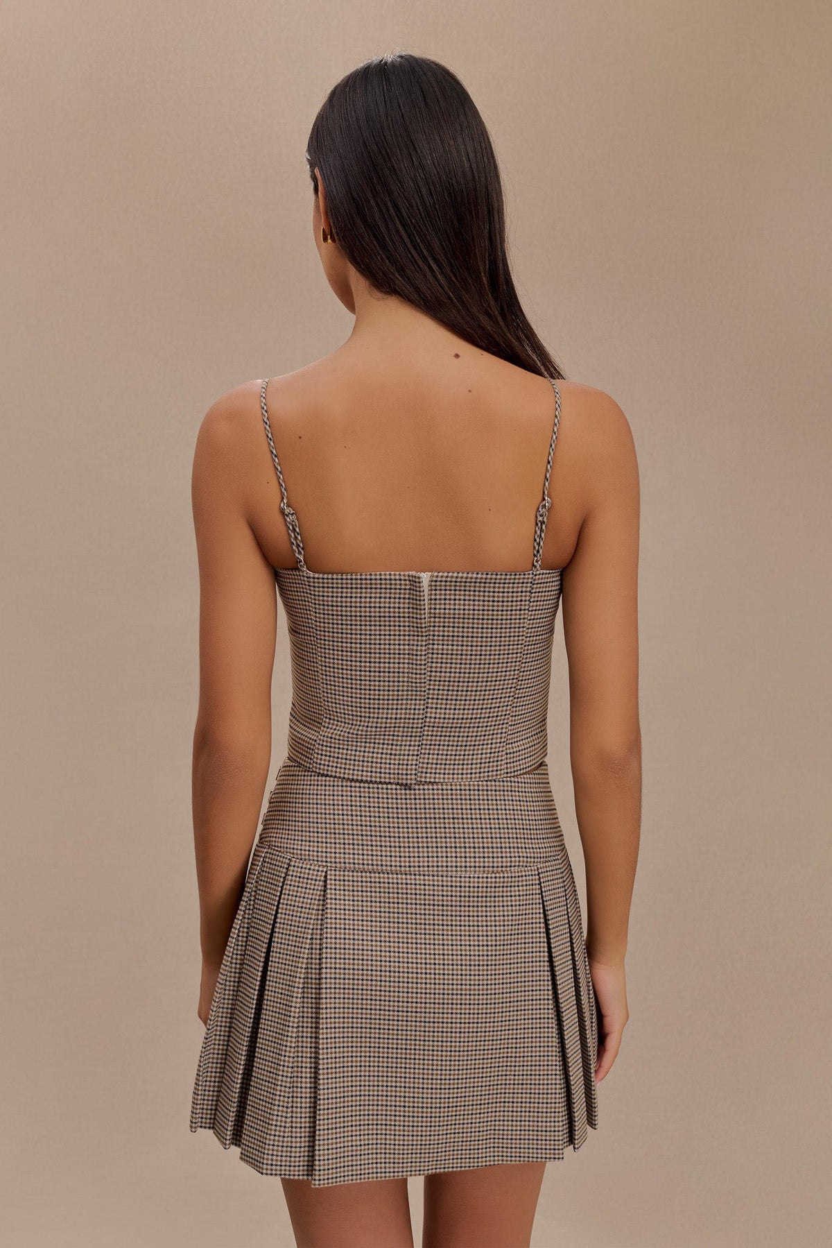 Aberley Crop Top - Tan Kareli