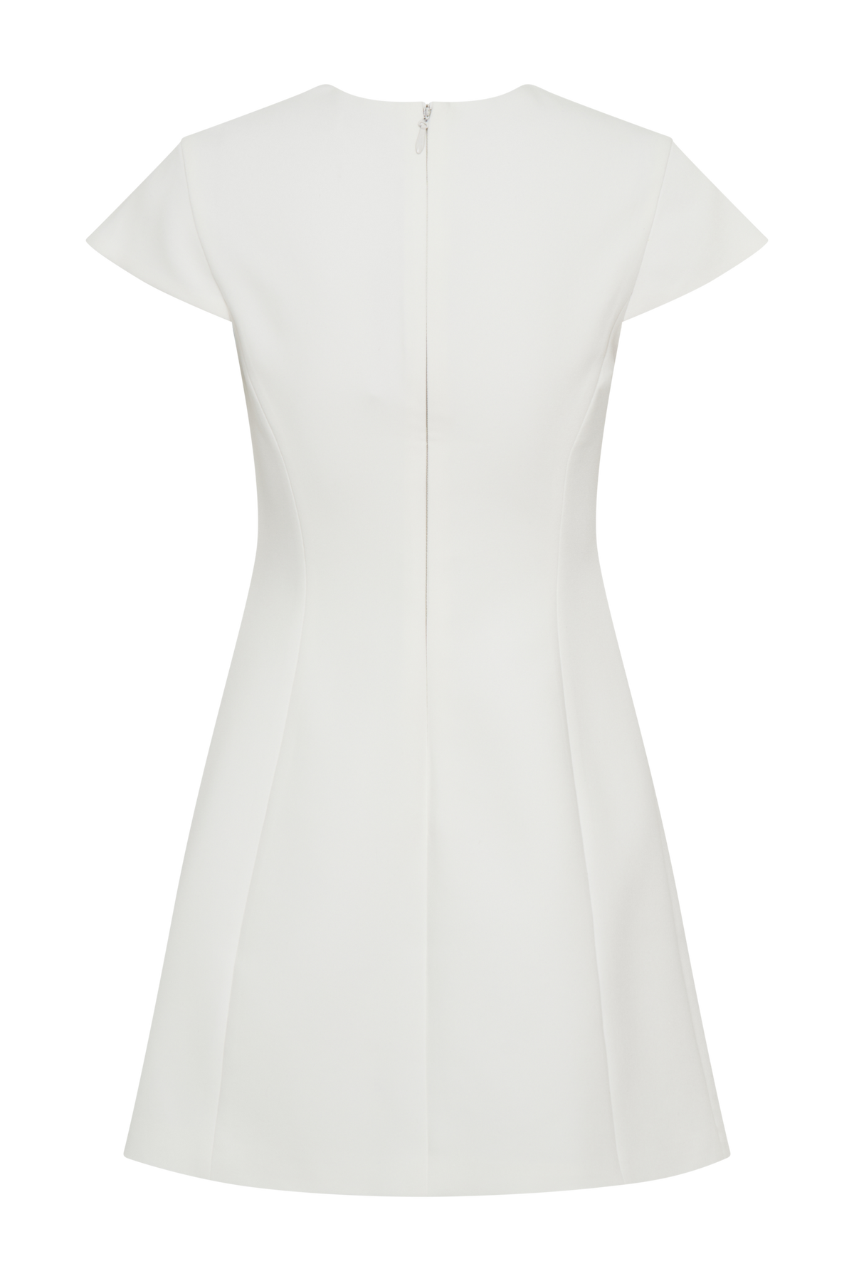 Remi Suiting Çiçek Desenli Mini Elbise - Beyaz