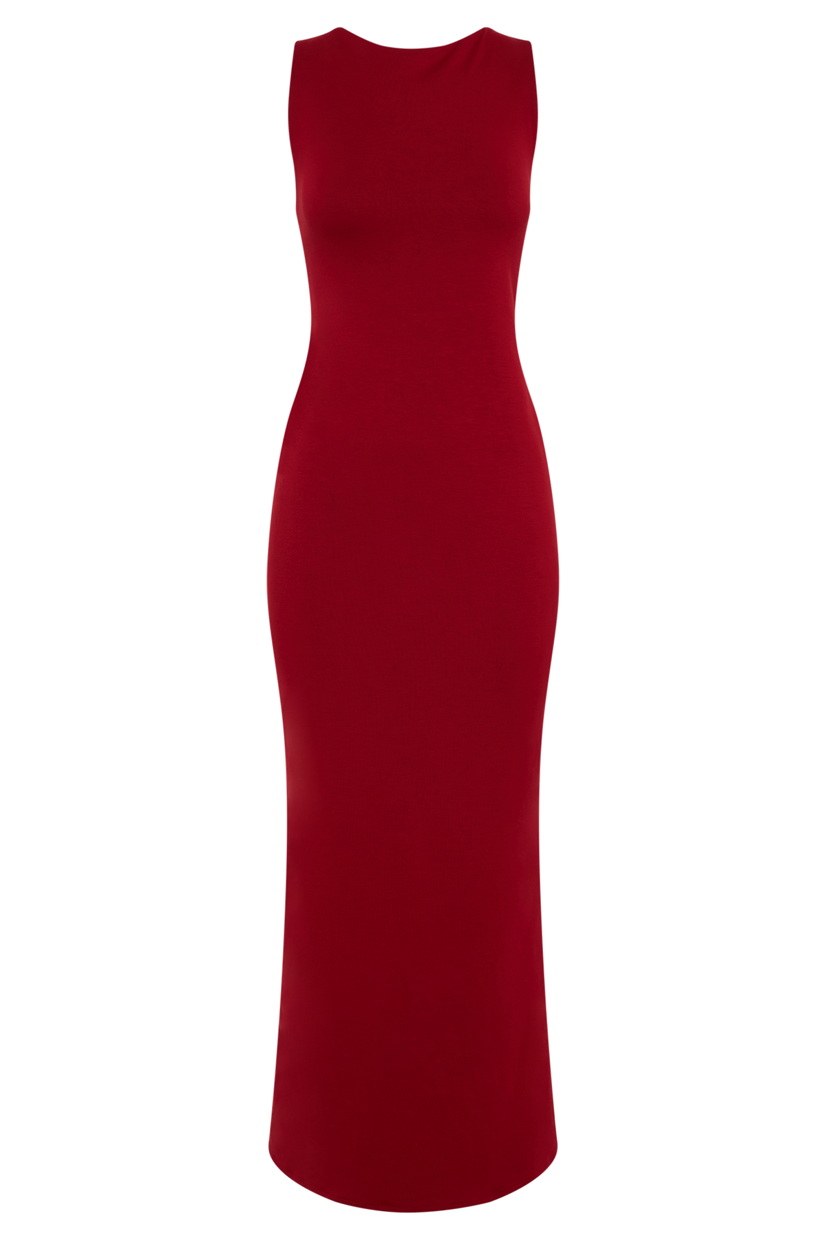 Catelyn Asimetrik Scuba Jersey Midi Elbise - Yakut
