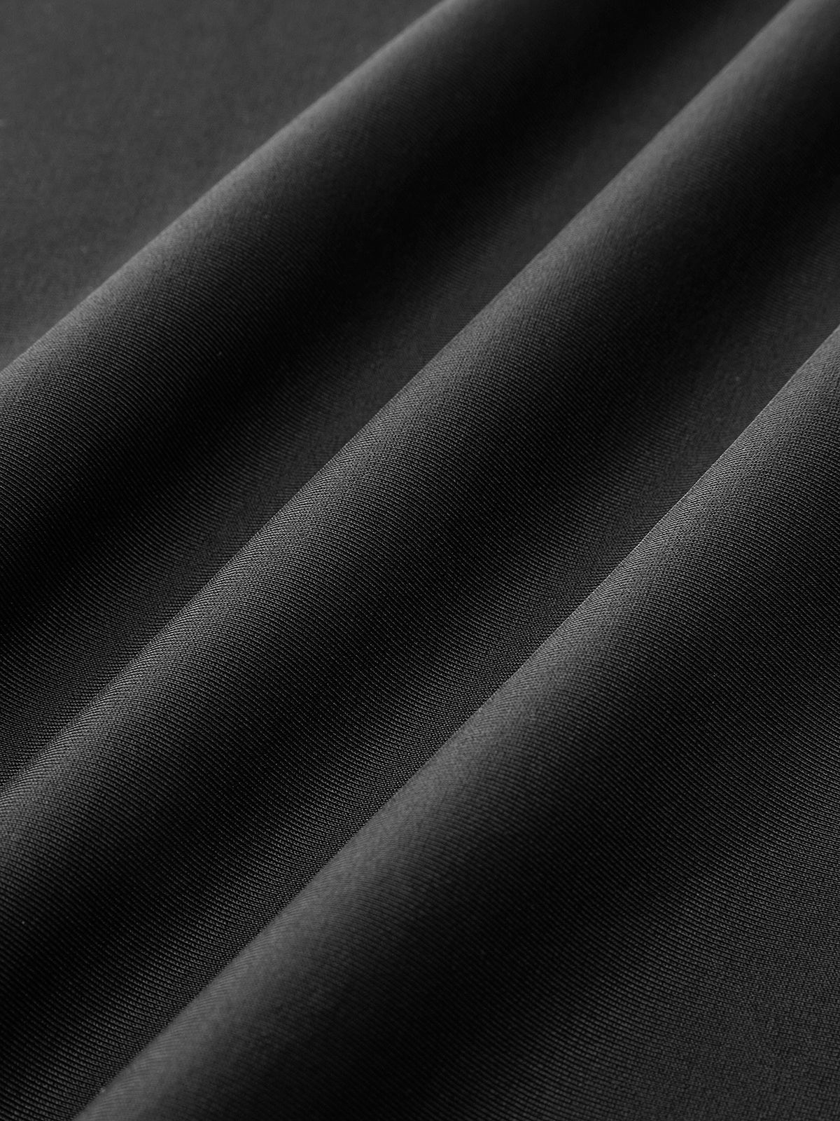 Metal Aksesuarlı Sarong Etek Siyah Jersey