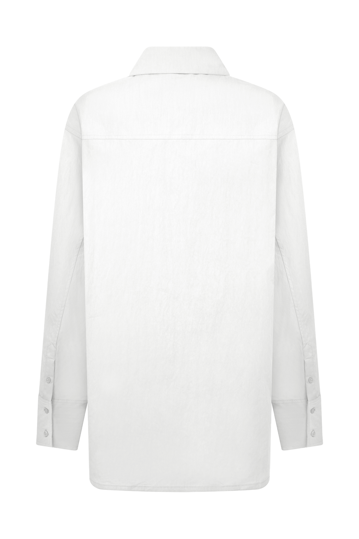 Campbell Pamuk Oversize Gömlek - Beyaz
